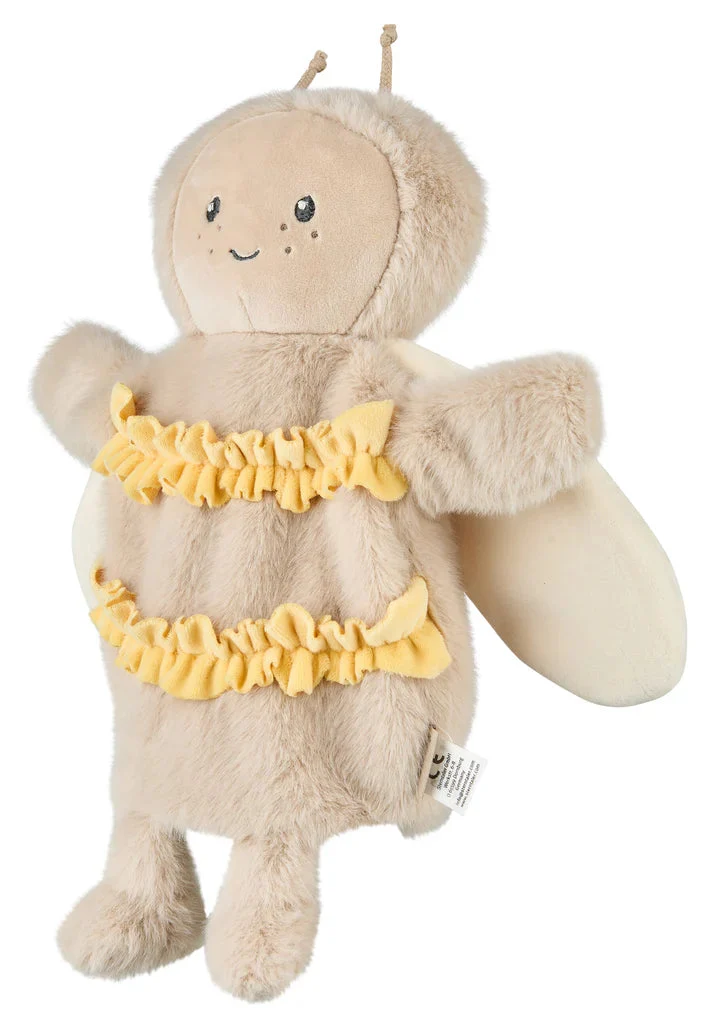 Marionnette abeille – peluche douce et ludique pour enfant