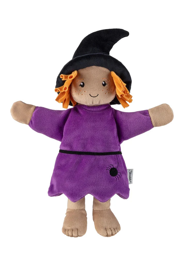 Marionnette sorcière Violett – marionnette enfant douce et ludique