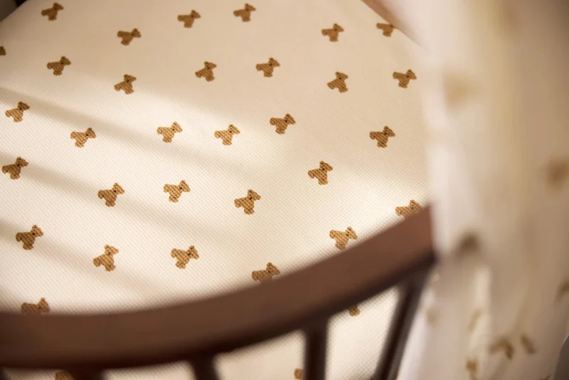 Couverture bébé Little Waffle Mini Teddy Bear – douceur et confort