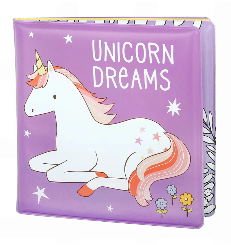 Livre de bain magique Rêve de Licorne – couleurs qui apparaissent dans l’eau
