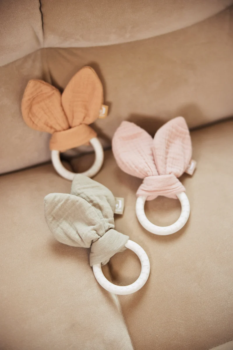 Anneau de dentition Bunny Ears Vert olive