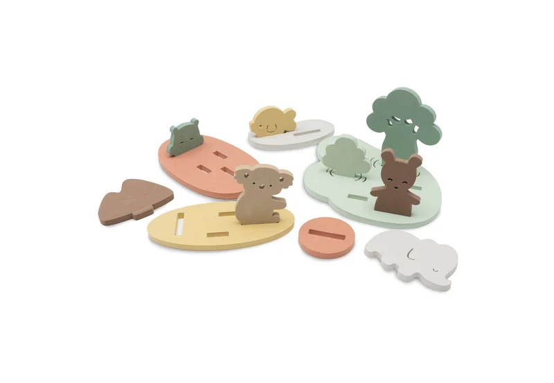 Set de jeux de bain en mousse Kangaroots
