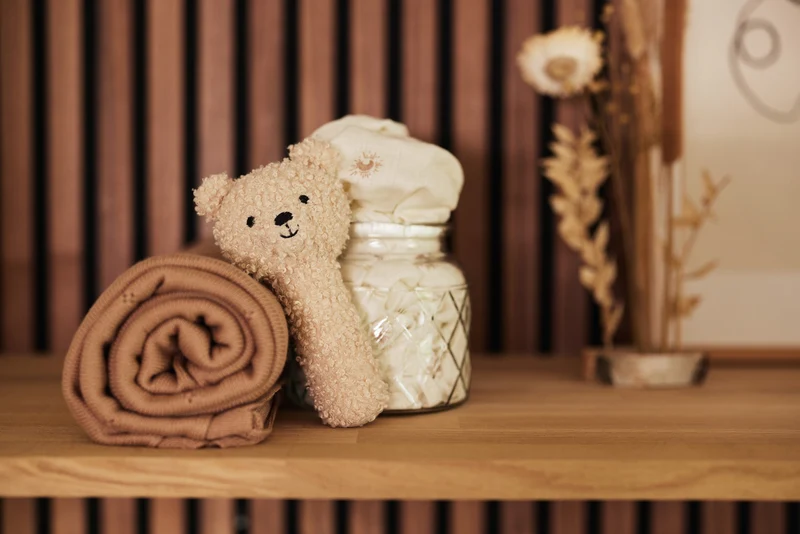Hochet Teddy Bear Naturel