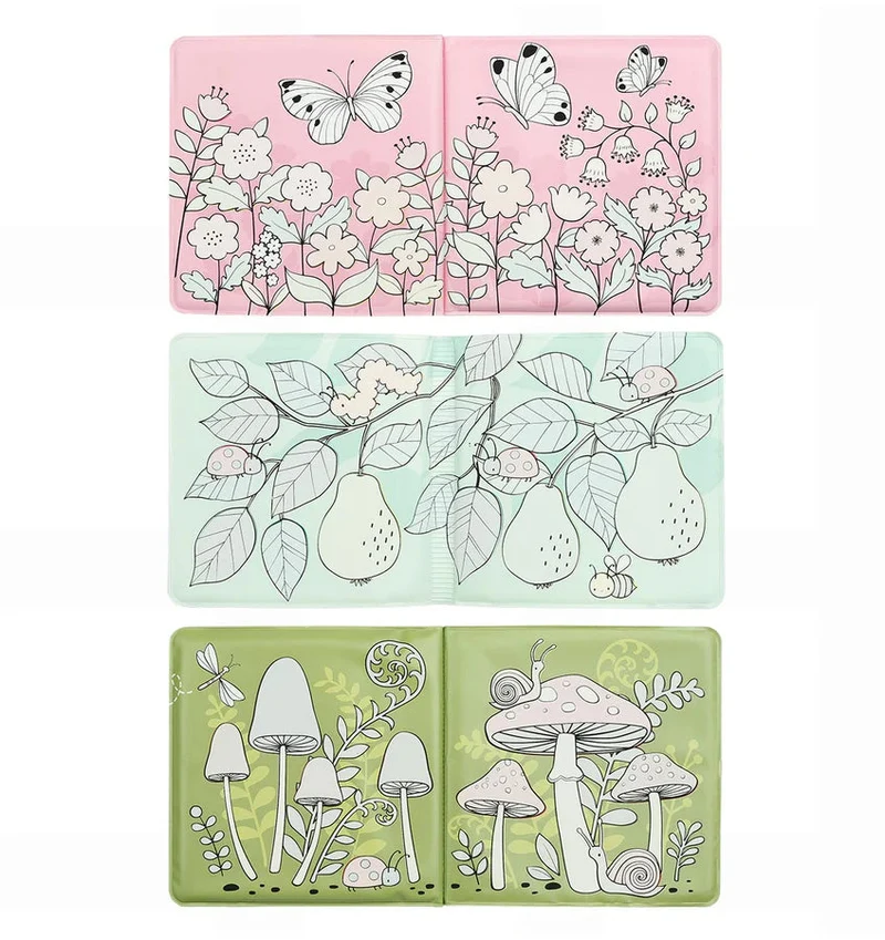 Livre de bain magique Garden Friends – couleurs qui apparaissent dans l’eau