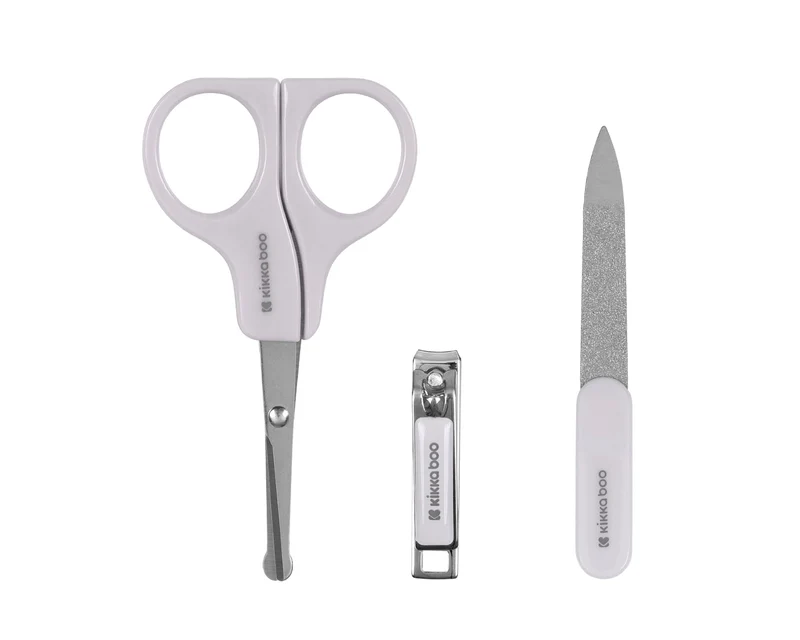 Set de manucure bébé – ciseaux, coupe-ongles et lime dès la naissance