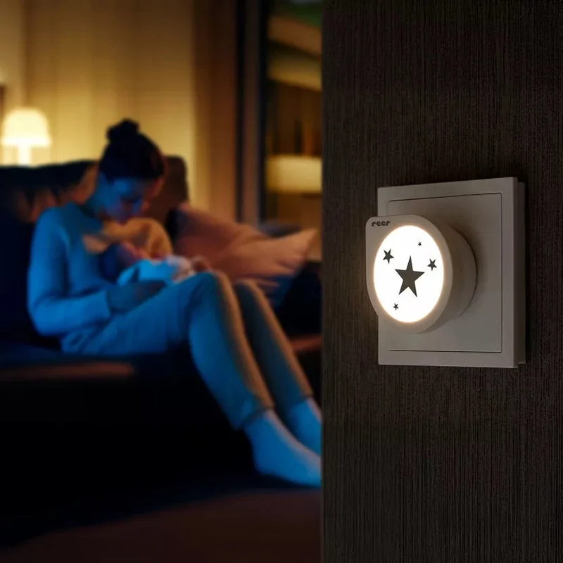Veilleuse étoile NightGuide Star – avec capteur crépusculaire