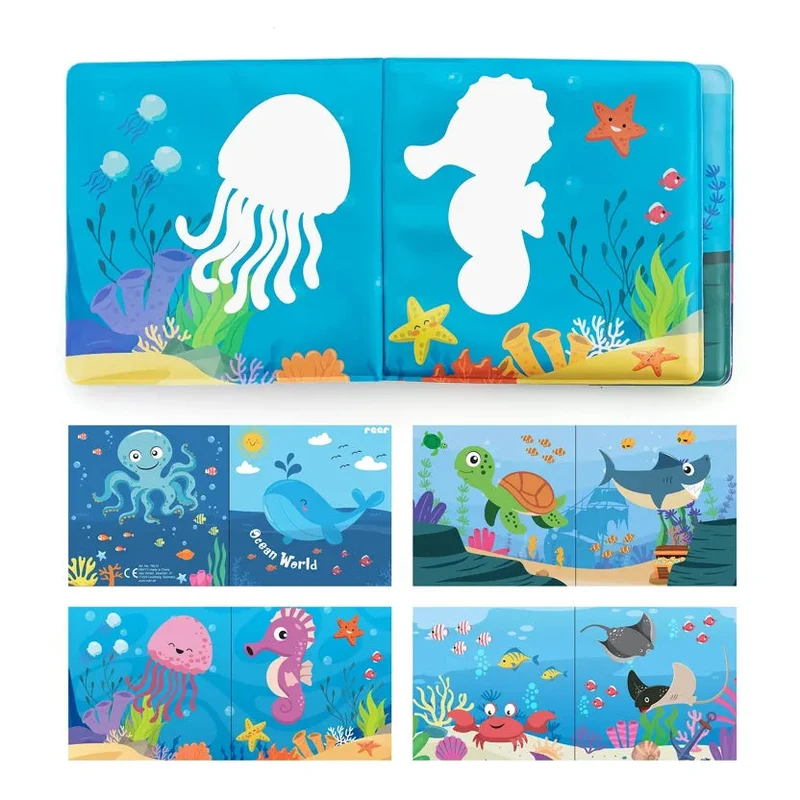 Livre de bain magique MyHappyBath – livre bébé qui change de couleur