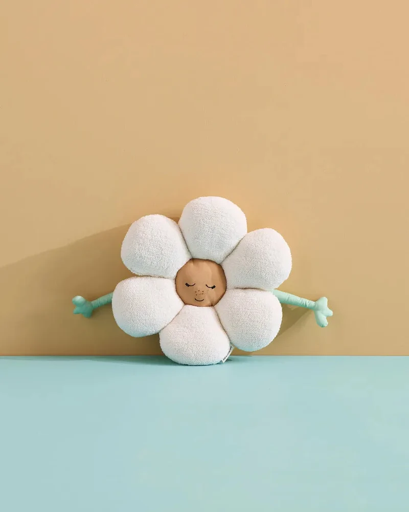 Coussin fleur réversible bébé – coussin doudou dès la naissance