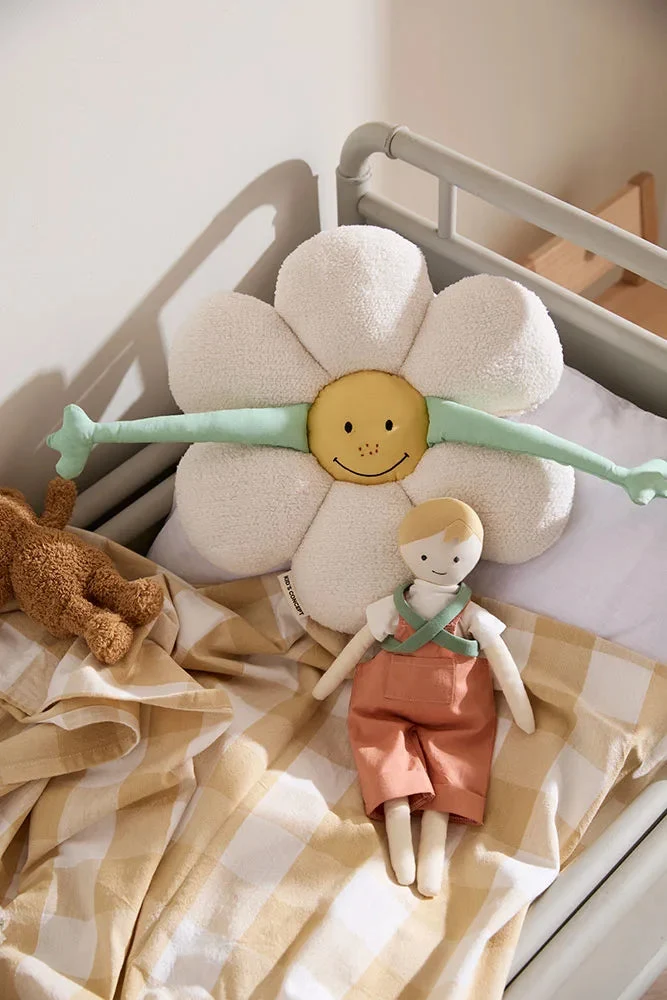 Coussin fleur réversible bébé – coussin doudou dès la naissance