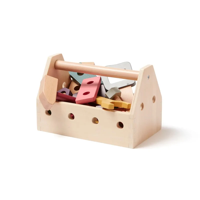 Caisse à outils enfant en bois FSC – kit bricolage complet dès 3 ans