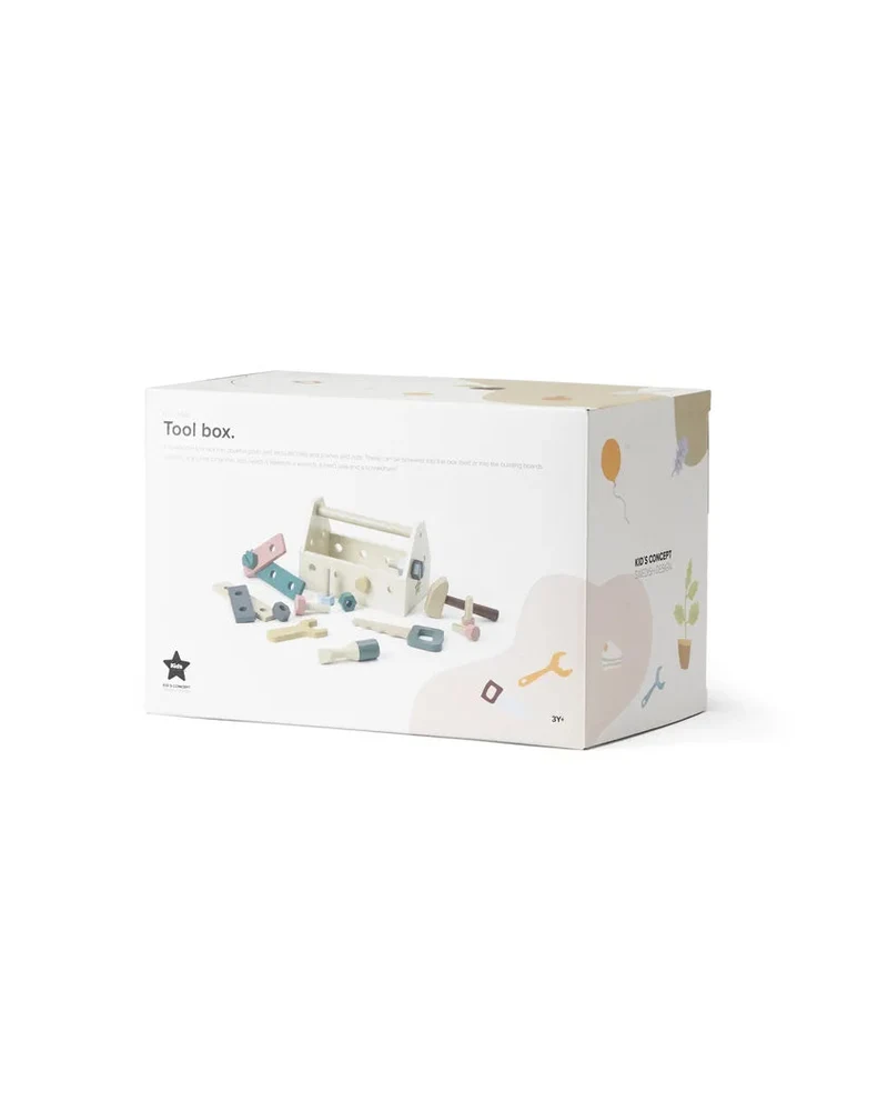 Caisse à outils enfant en bois FSC – kit bricolage complet dès 3 ans