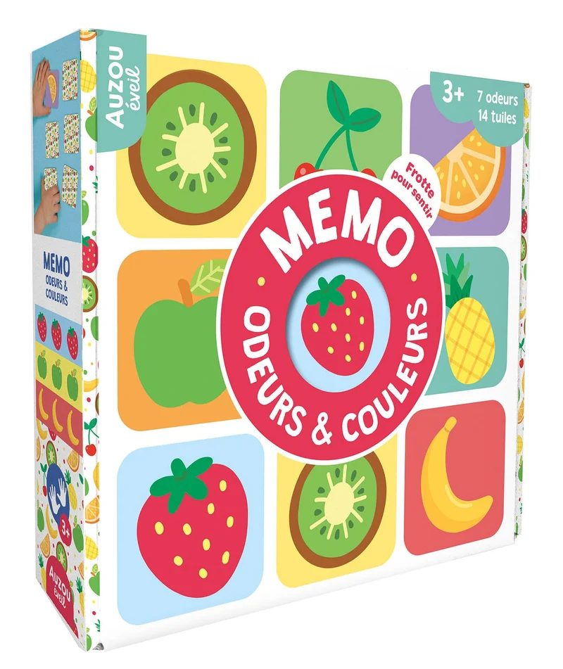 Mémo odeurs et couleurs – jeu sensoriel enfant dès 3 ans