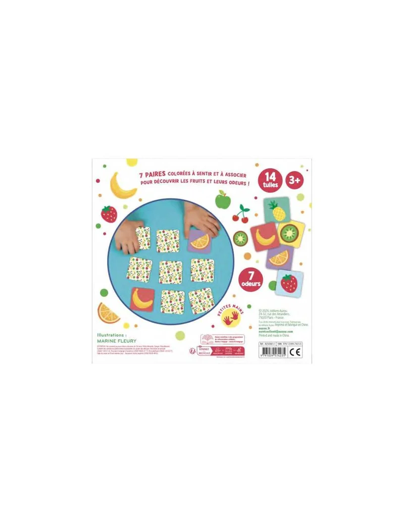 Mémo odeurs et couleurs – jeu sensoriel enfant dès 3 ans