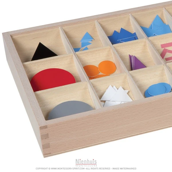 Boite de symboles de grammaire en plastique