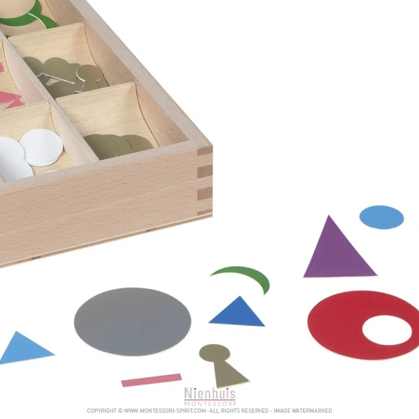 Boite de symboles de grammaire en plastique