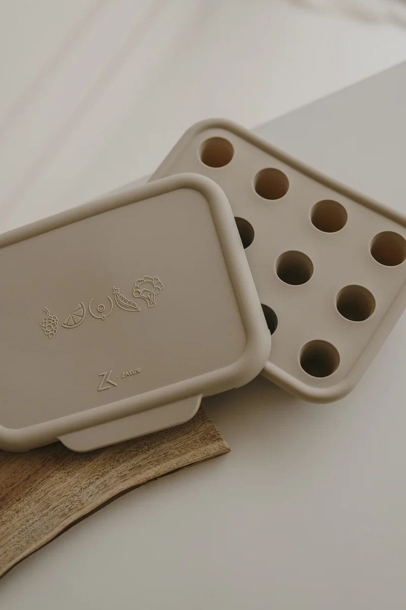 Bac à glaçons en silicone Argile
