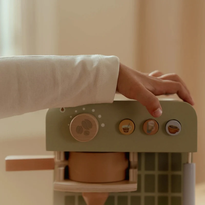 Machine à café en bois