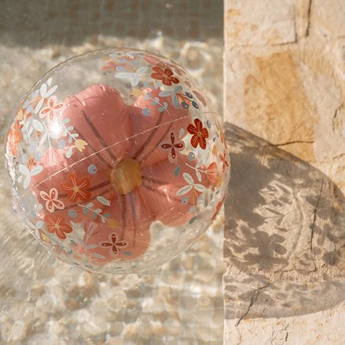 Ballon de plage 3D Pink Flowers