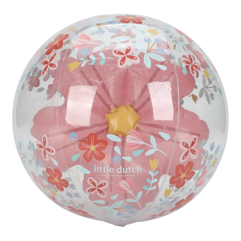 Ballon de plage 3D Pink Flowers