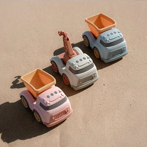 Camion benne rose