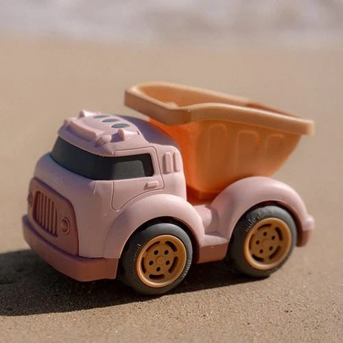 Camion benne rose