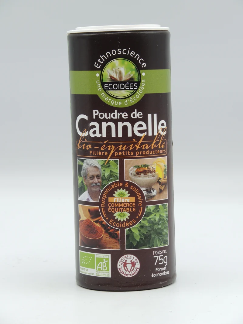 Cannelle moulue, 75g, Ecoidées