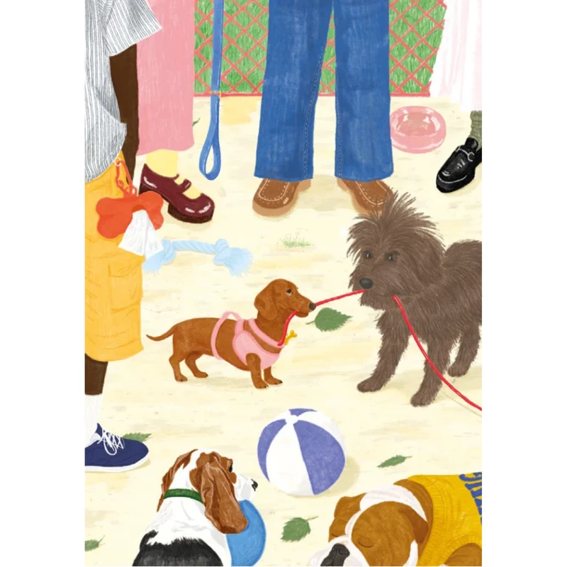 Puzzle Sortir le chien - 100 Pièces