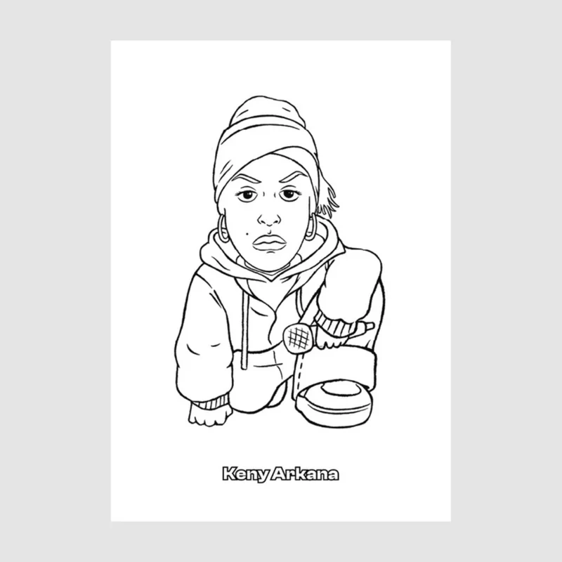 Coloriage - Rap Marseille