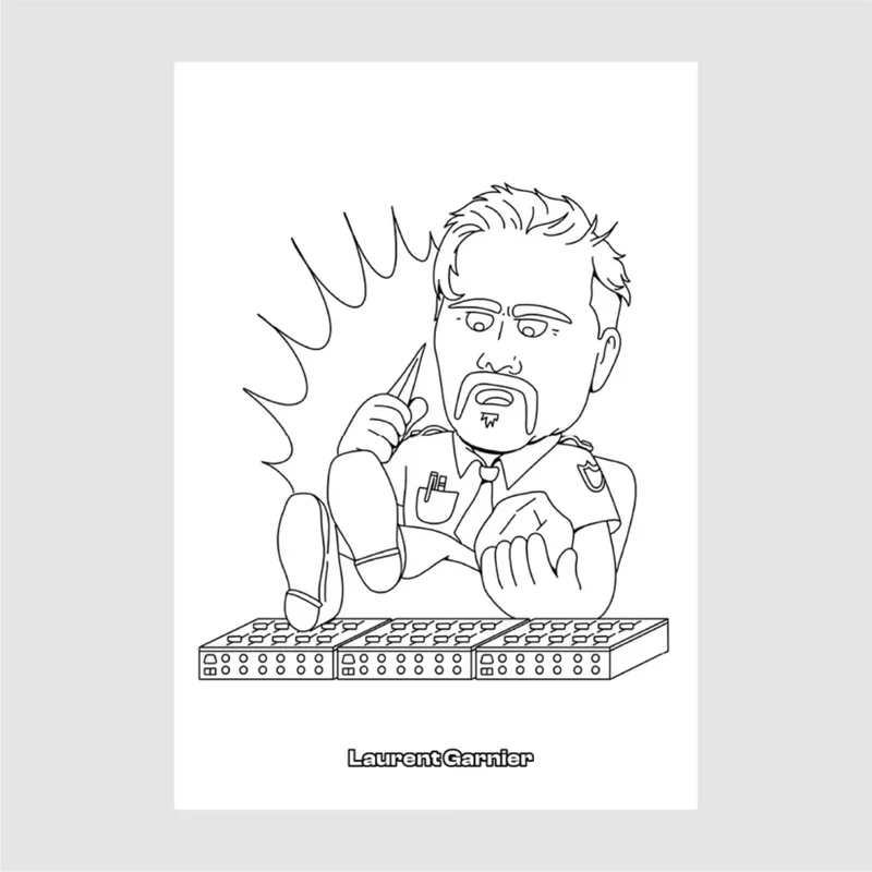 Coloriage - French Touch