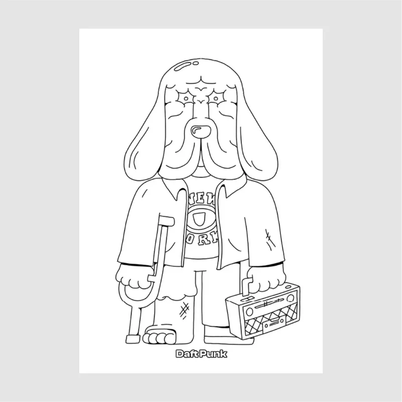 Coloriage - French Touch