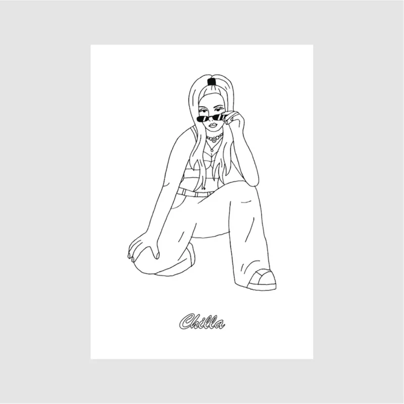 Coloriage - Rap Girls