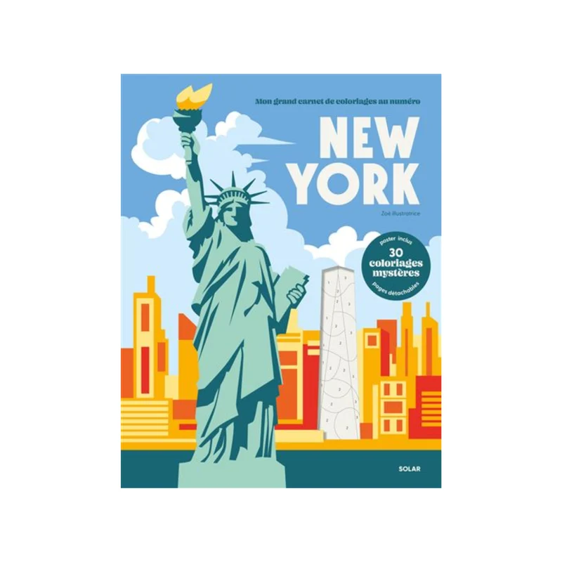 Carnet de coloriages au numéro - New York