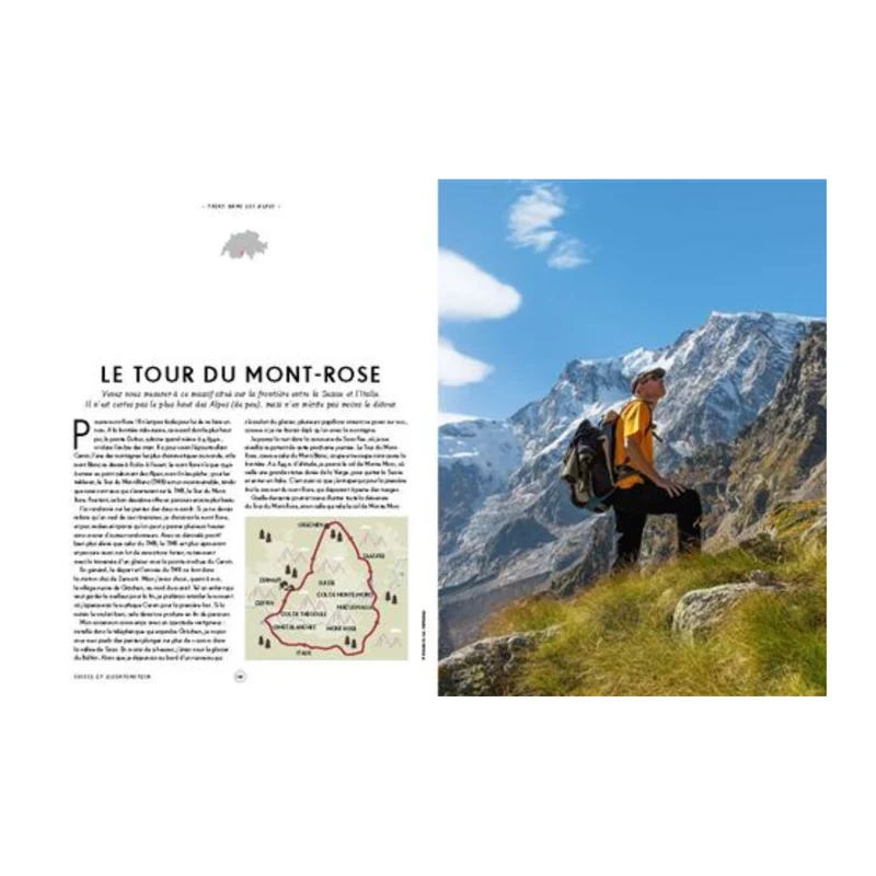 Livre Trek dans les alpes