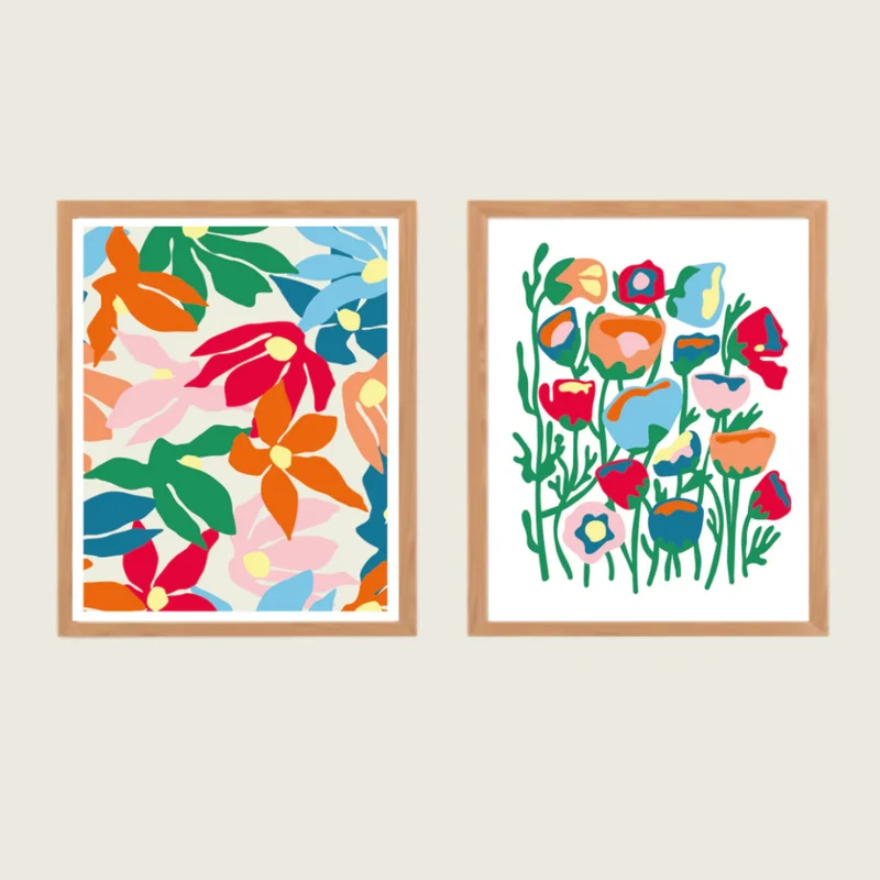 Set de peinture - Fleurs Multico