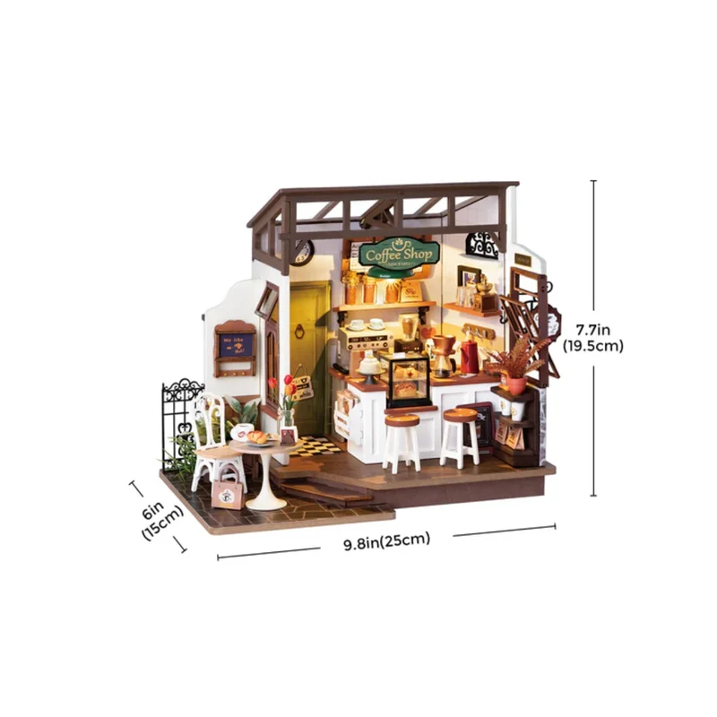 Kit Maison Miniature DIY - N17 Café