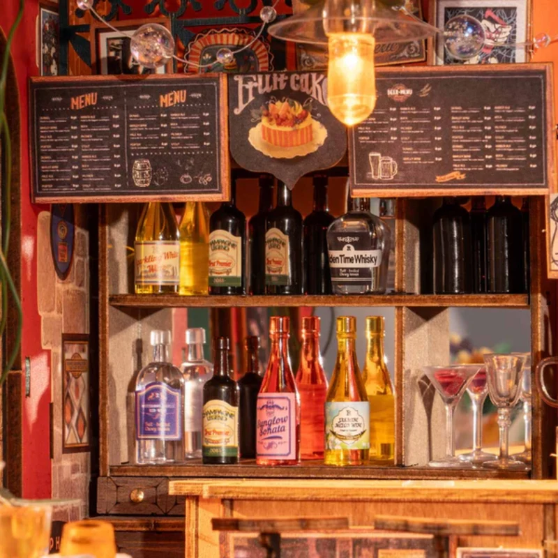 Kit Maison Miniature DIY - Cheers Bar Dining