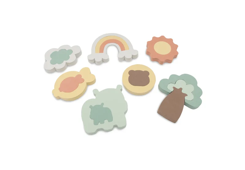 Puzzle de bain bébé Kangourou – Jouet éducatif flottant