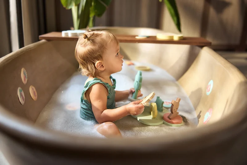 Set de jeux en mousse de bain bébé Kangourou – Jouet éducatif flottant