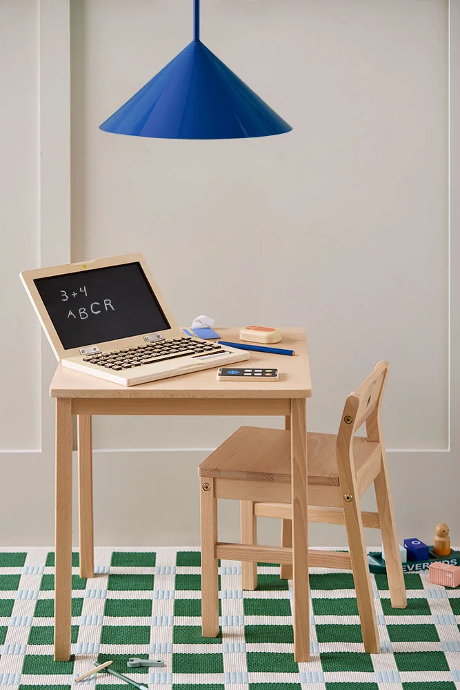 Kit travail au bureau ordinateur en bois – jeu d’imitation dès 3 ans