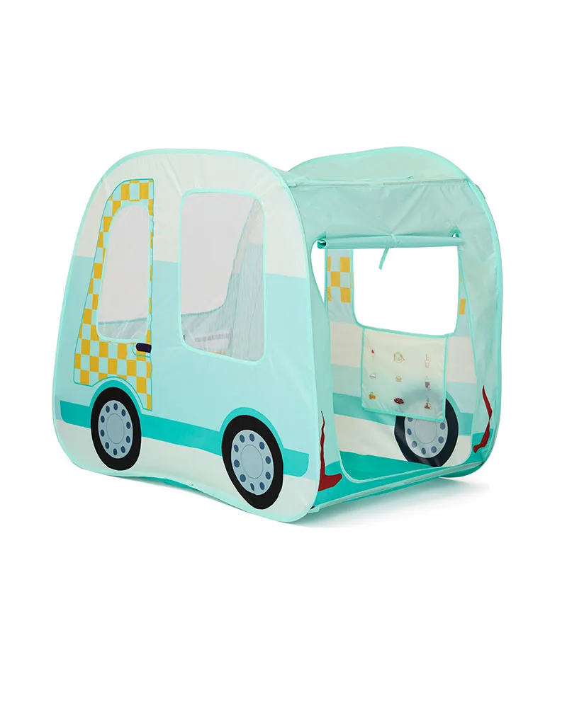 Tente enfant food truck – cabane de jeu convertible dès 2 ans