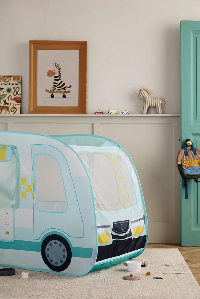 Tente enfant food truck – cabane de jeu convertible dès 2 ans