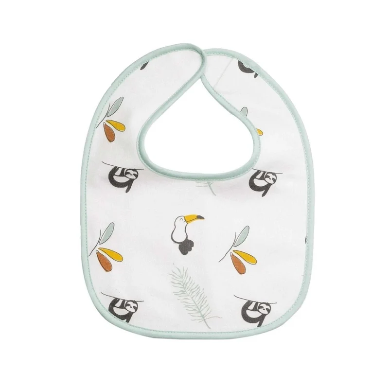 Lot 6 Bavoirs bébé JUNGLE