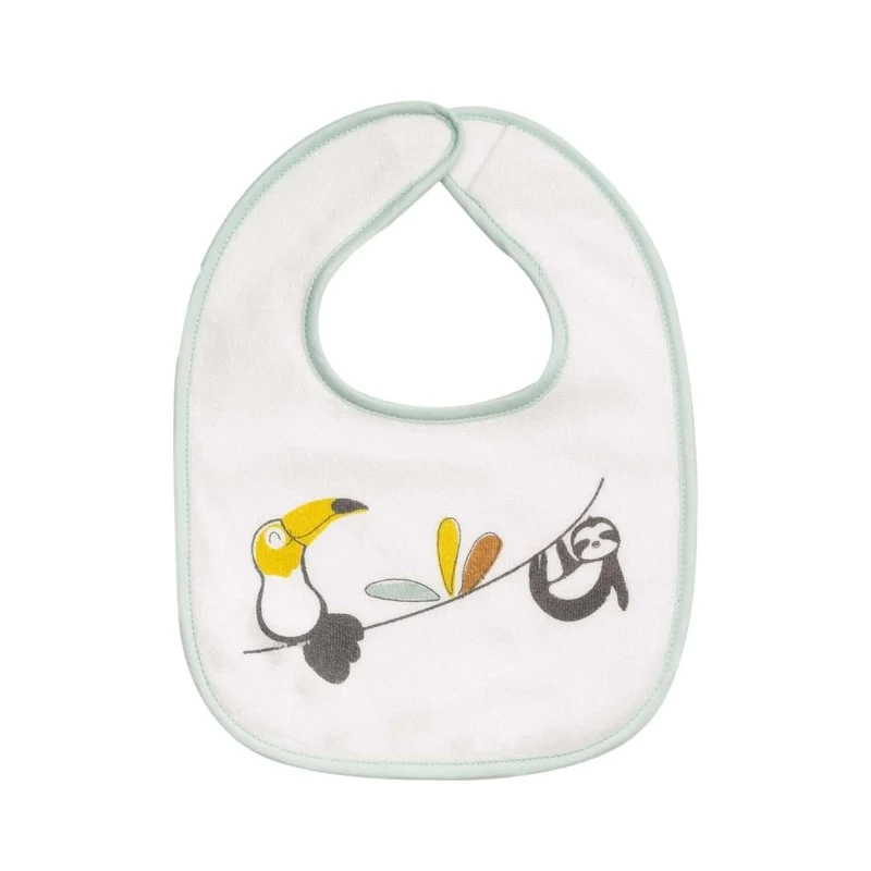 Lot 6 Bavoirs bébé JUNGLE