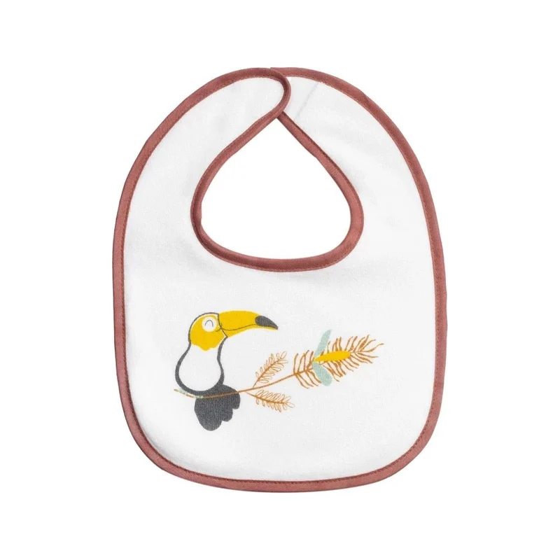 Lot 6 Bavoirs bébé JUNGLE