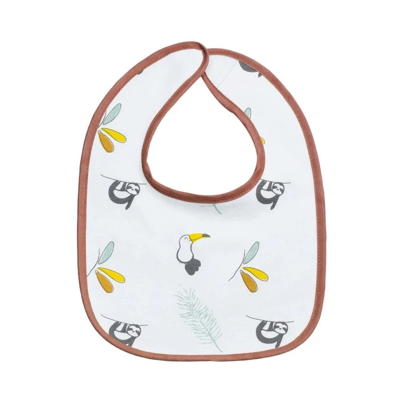 Lot 6 Bavoirs bébé JUNGLE