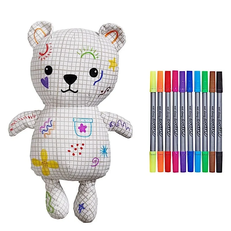 Ours en Peluche à Colorier – Artie modèle d'expo