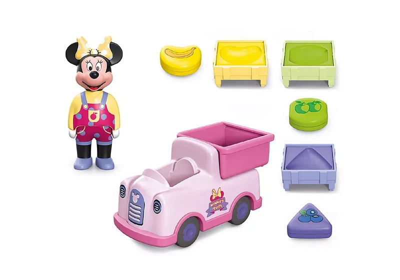 Minnie Playmobil Junior – voiturette à fruits jouet bébé dès 1 an
