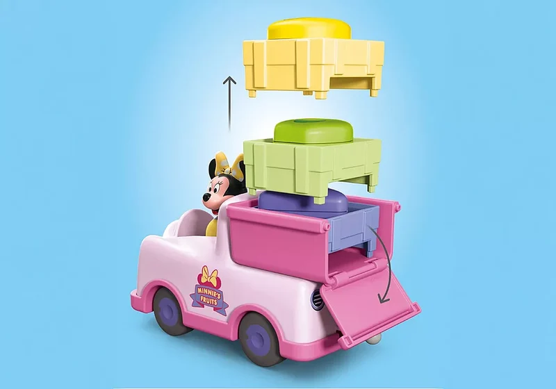 Minnie Playmobil Junior – voiturette à fruits jouet bébé dès 1 an