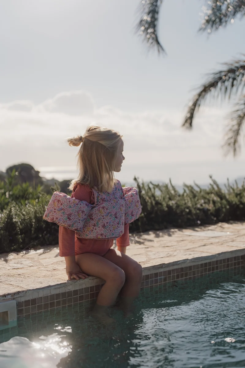 Gilet de natation avec brassards Dreamy Mermaid