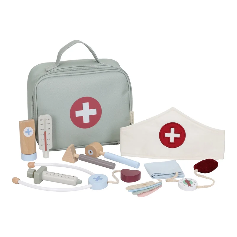 Mallette de docteur en bois